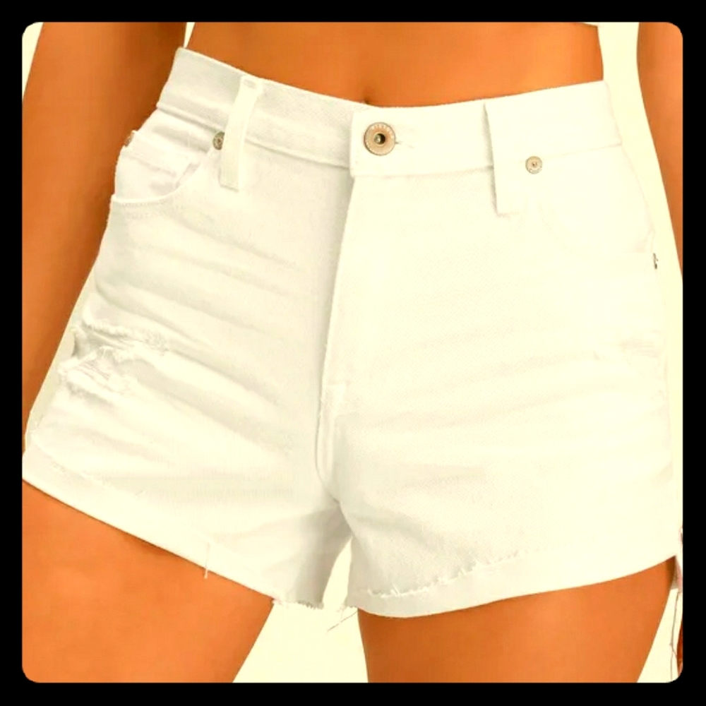 Kylee short by Pistola in white lies wash